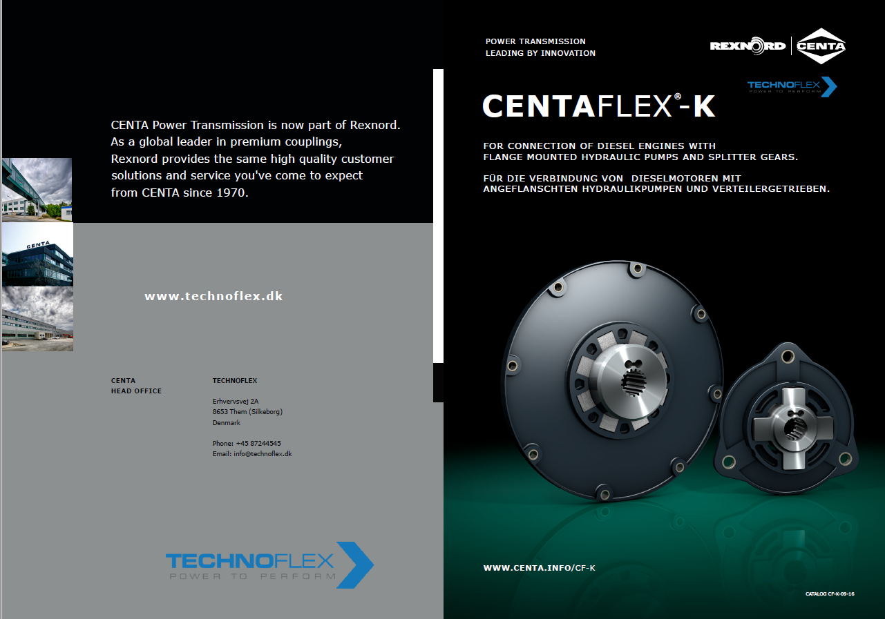 Centaflex K Front Page